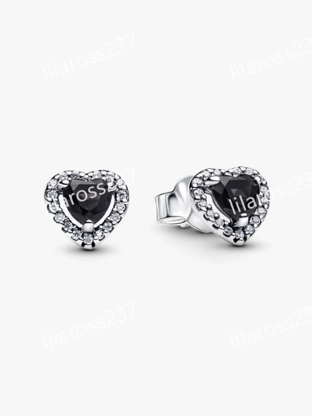 Elevated Heart Stud Earrings